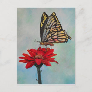 Fantastisk Butterfly Art! Vykort
