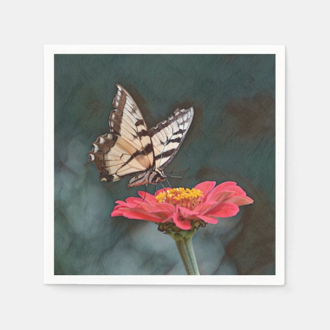 Fantastisk Butterfly Pappersservett (Framsidan)