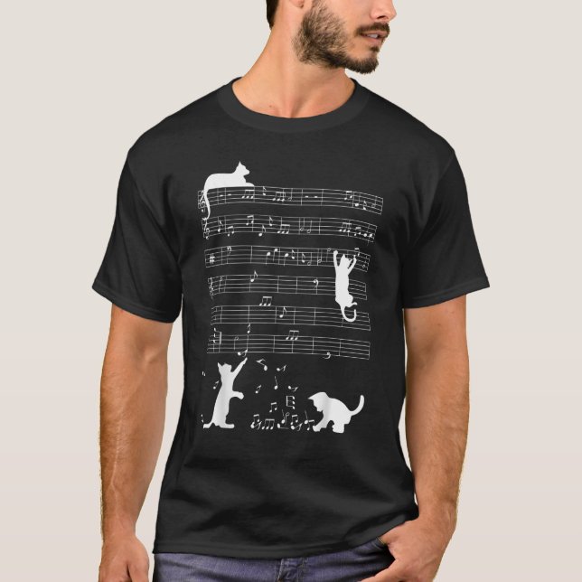Fantastisk Ca Music Music Note Clef Musician T Shirt (Framsida)