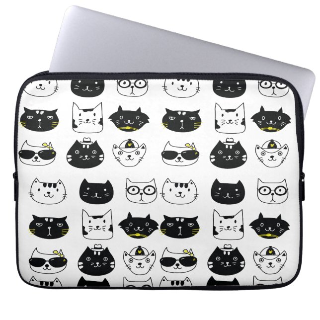 fantastisk cat Laptop sleeve (Framsidan)