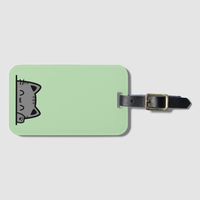 Fantastisk Cat Silhouette Bagagebricka (Framsida horisontal)