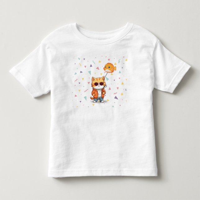 Fantastisk cat t shirt (Framsida)
