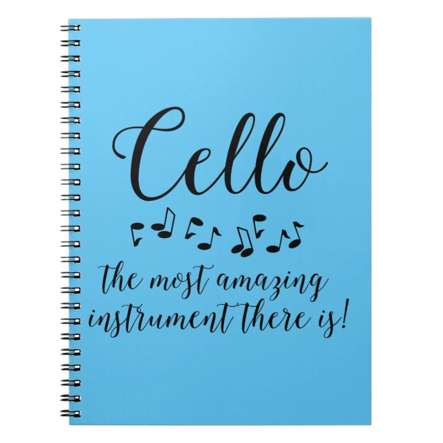 Fantastisk Cello Anteckningsbok (Framsidan)