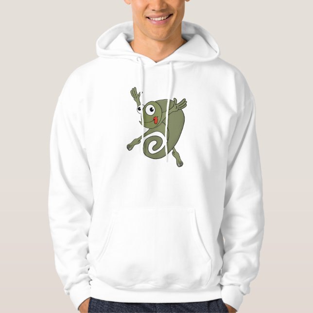 Fantastisk Chameleon Hoodie (Framsida)