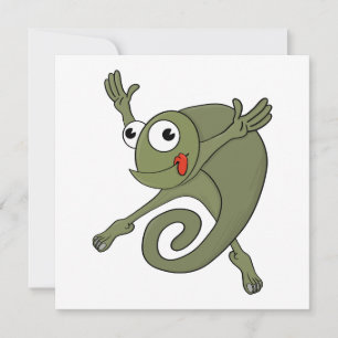 Fantastisk Chameleon Inbjudningar