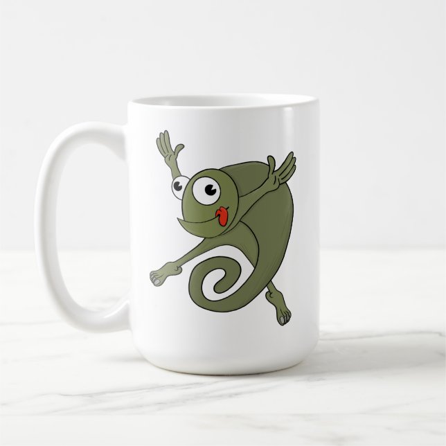 Fantastisk Chameleon Kaffemugg (Vänster)