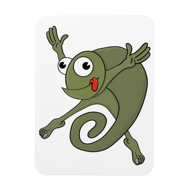 Fantastisk Chameleon Magnet (Vertikal)