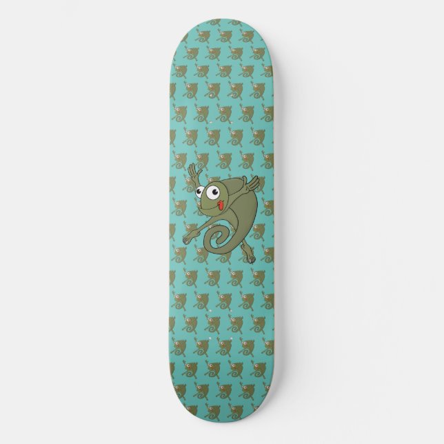 Fantastisk Chameleon Mini Skateboard Bräda 18,5 Cm (Framsida)