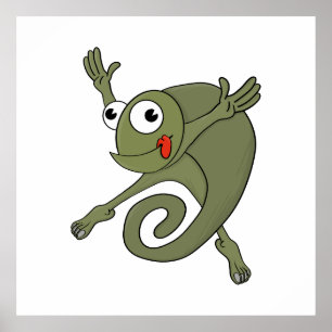 Fantastisk Chameleon Poster