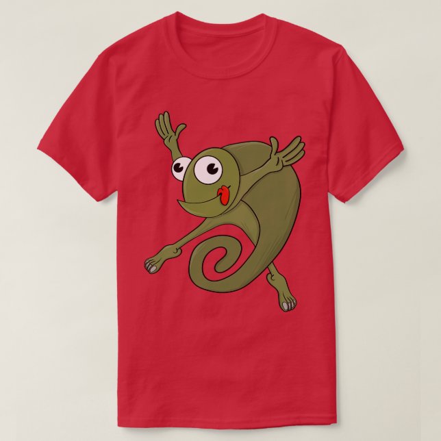 Fantastisk Chameleon T Shirt (Design framsida)
