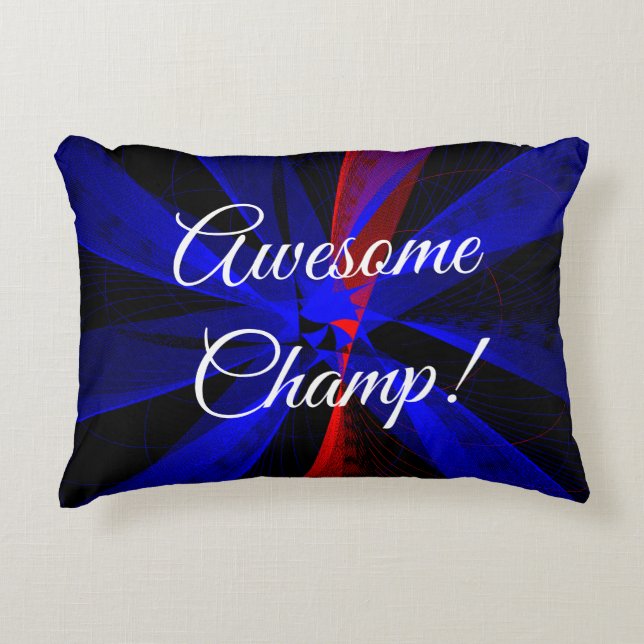 Fantastisk Champ Geometric accent Pillow Prydnadskudde (Framsidan)