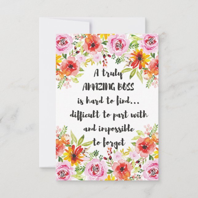 Fantastisk chef citat Stor chef uppskattning gåva (Framsida)