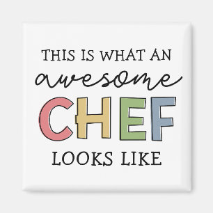 Fantastisk Chef Gifts Bästa Chef Allnyj-stift Magnet
