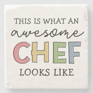 Fantastisk Chef Gifts Bästa Chef Allnyj-stift Stenunderlägg