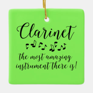 Fantastisk Clarinet Julgransprydnad Keramik