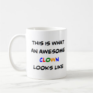 fantastisk clown kaffemugg