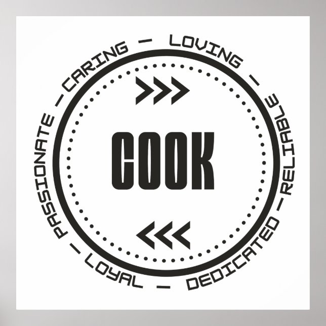 Fantastisk Cook Poster (Framsidan)