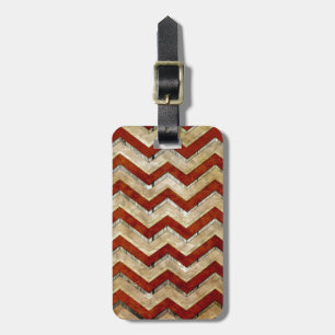 Fantastisk coola chevron zigzag mönster bagagebricka