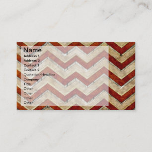 Fantastisk coola chevron zigzag mönster visitkort