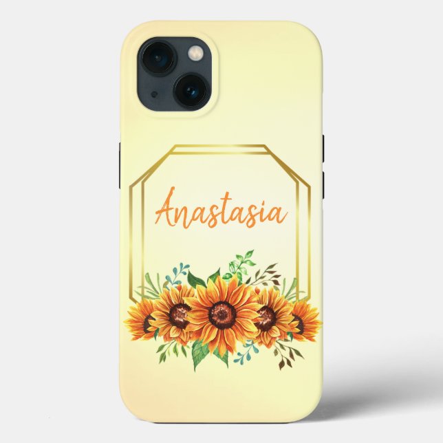 Fantastisk, Coola, Gult Monogram, solros (Baksida)