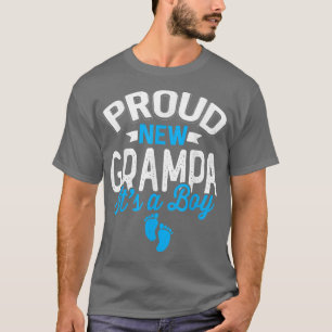 Fantastisk Coola Proud New Grampa Det är en Gender T Shirt