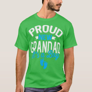 Fantastisk Coola Proud New Grandad Det är en Gende T Shirt