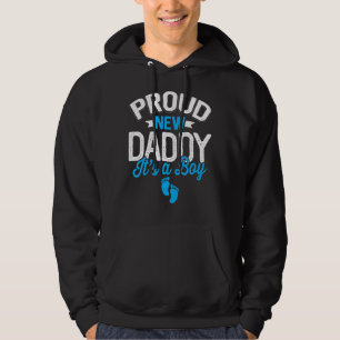 Fantastisk Coola Proud New pappa Det är en Gender. Hoodie