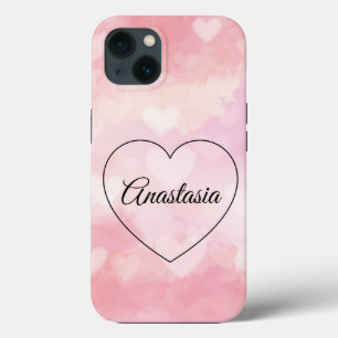 Fantastisk, Coola, Rosa Heart Fodral-Mate iphone c
