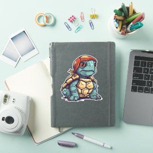 Fantastisk Coola Turtle Adsible Animal Graphic Klistermärken