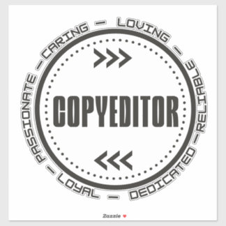 Fantastisk Copyeditor Klistermärken