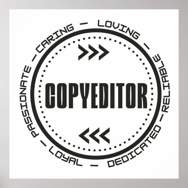 Fantastisk Copyeditor Poster (Framsidan)