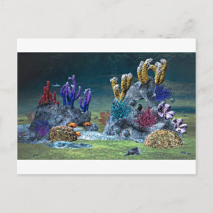 Fantastisk Coral Reef Vykort