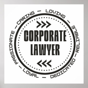Fantastisk Corporate Lawyer Poster