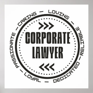 Fantastisk Corporate Lawyer Poster
