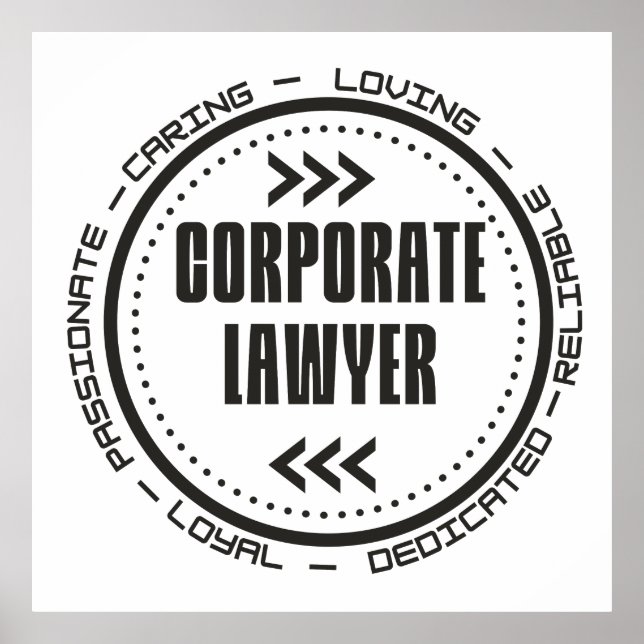 Fantastisk Corporate Lawyer Poster (Framsidan)