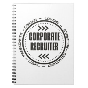 Fantastisk Corporate Recruiter Anteckningsbok