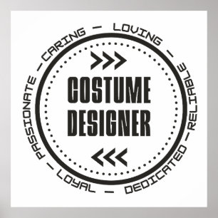 Fantastisk Costume Designer Poster