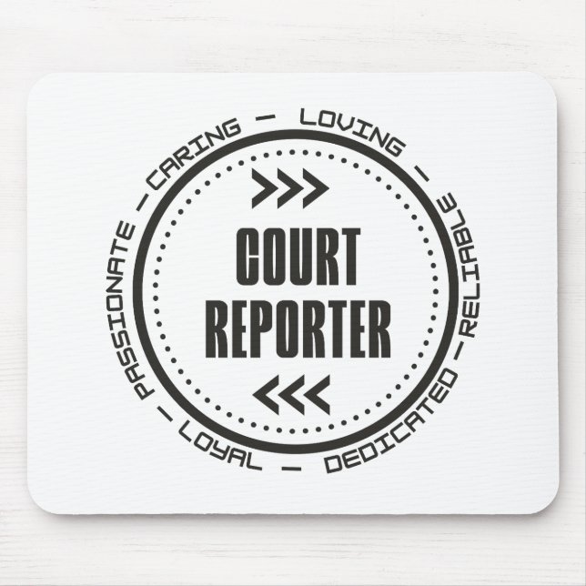 Fantastisk Court Reporter Musmatta (Framsidan)