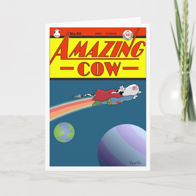FANTASTISK COW KORT (Framsida)
