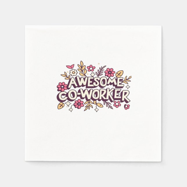 Fantastisk Coworking, Colleague Gift, Best Coworki Pappersservett (Framsidan)