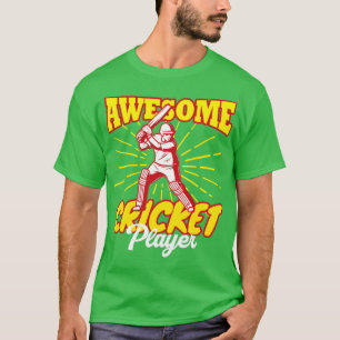 Fantastisk Cricket Player Cricketer T Shirt