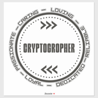 Fantastisk Cryptograf Klistermärken