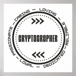 Fantastisk Cryptograf Poster