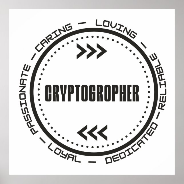 Fantastisk Cryptograf Poster (Framsidan)