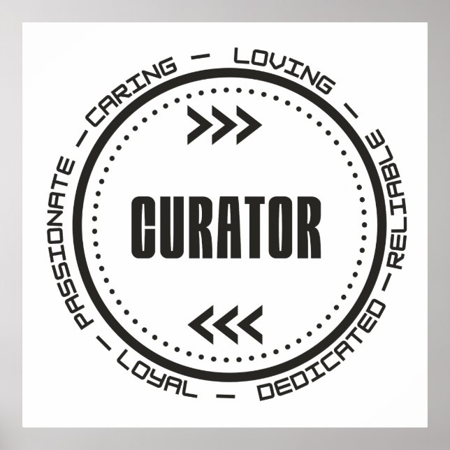 Fantastisk Curator Poster (Framsidan)