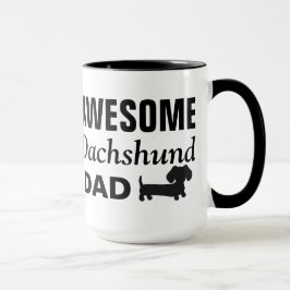 Fantastisk Dachshund Pappa-kaffe Mugg