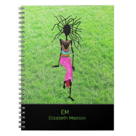 Fantastisk, dansande på gräs anteckningsbok