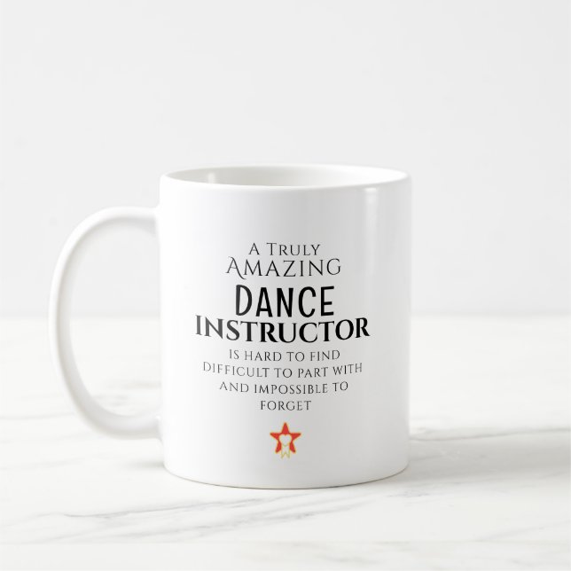 Fantastisk dansinstruktör Svårt att hitta personli Kaffemugg (Vänster)