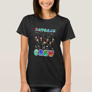 Fantastisk Daycare Crew Provider Funny Teacher T Shirt
