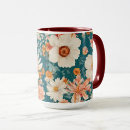 Fantastisk Delikat Flowers Mugg